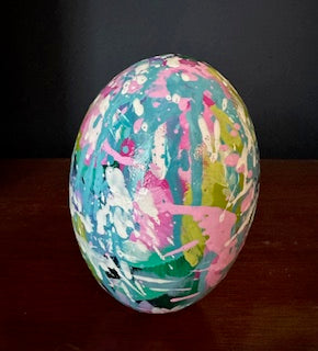 Hand Painted Ceramic Easter Egg - 2