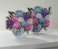 Load image into Gallery viewer, "Her hydrangeas make her happy" Acrylic Cut Outs - click to see sizes