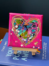 Load image into Gallery viewer, Random Act of Kindness- 4x4 original with Easel - Barbie Pink