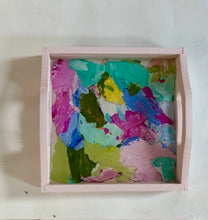 Load image into Gallery viewer, Mini Paint Palette Trinket Tray - light pink