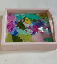 Load image into Gallery viewer, Mini Paint Palette Trinket Tray - light pink