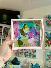 Load image into Gallery viewer, Mini Paint Palette Trinket Tray - light pink