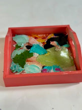 Load image into Gallery viewer, Mini Paint Palette Trinket Tray - Coral