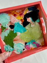 Load image into Gallery viewer, Mini Paint Palette Trinket Tray - Coral