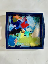 Load image into Gallery viewer, Mini Paint Palette Trinket Tray - Navy