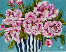 Load image into Gallery viewer, "Peonies forever"- 8x10x1.5 Original Acrylic on canvas