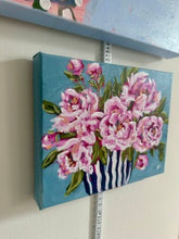 Load image into Gallery viewer, "Peonies forever"- 8x10x1.5 Original Acrylic on canvas