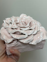 Load image into Gallery viewer, "Garden roses"- 5x5 Clay Sculpture
