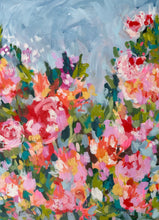 Load image into Gallery viewer, &quot;Day 9 of 28 February Flowers&quot;- 24x18x1.5 Acrylic &amp; Oil Stick Original on Canvas