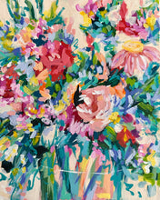 Load image into Gallery viewer, &quot;Day 15 of 28 February Flowers&quot;- 14x11x1.5 Acrylic Original on Canvas