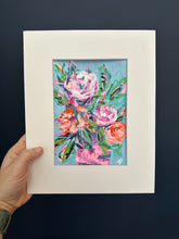 Load image into Gallery viewer, Bonus Flower 1 - 7x5 matted to 8x10 Acrylic Original on Paper