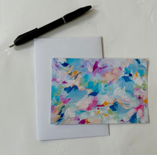 Load image into Gallery viewer, Set of 10 assorted abstract notecards and envelopes