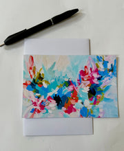 Load image into Gallery viewer, Set of 10 assorted abstract notecards and envelopes