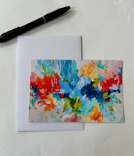 Load image into Gallery viewer, Set of 10 assorted abstract notecards and envelopes