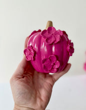 Load image into Gallery viewer, Magenta- Ceramic pumpkin - click to see size options