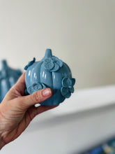 Load image into Gallery viewer, French Blue- Ceramic pumpkin - click to see size options