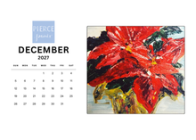 Load image into Gallery viewer, Floral desktop calendar