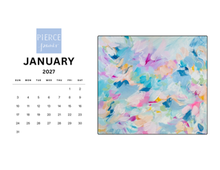 Load image into Gallery viewer, Abstract desktop calendar