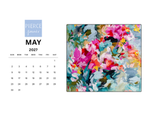 Load image into Gallery viewer, Abstract desktop calendar