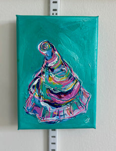 "Low tide whispers" - 5x7x.5 Original Acrylic on canvas