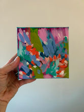 Load image into Gallery viewer, "There you were like a song I'd already heard"- 5x5x1.5 Original Acrylic on canvas