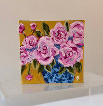 Load image into Gallery viewer, "You're my sunny day"- 5x5x1.5 Original Acrylic on canvas