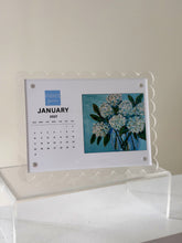 Load image into Gallery viewer, Floral desktop calendar