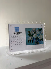Load image into Gallery viewer, Floral desktop calendar