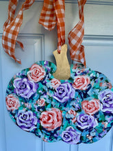 Load image into Gallery viewer, &quot;Pumpkin Door Hanger - 5&quot; hand painted