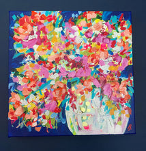 Load image into Gallery viewer, &quot;Boho Bouquet&quot;- 10x10x1.5 Original Acrylic on Canvas