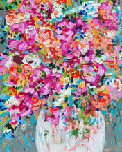 Load image into Gallery viewer, Flowers from Nancy&#39;s Garden- 24x18x1.5 Original Acrylic on Canvas