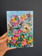 Load image into Gallery viewer, &quot;Wild Wild Flowers&quot; - 7x5x.5  Original on Canvas