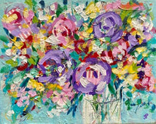 Load image into Gallery viewer, &quot;Roadside Blooms&quot; - 8x10x1.5 Original Acrylic on Canvas
