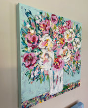 Load image into Gallery viewer, &quot;Garden fresh florals&quot; - 20x20x1.5 Original Acrylic on Canvas