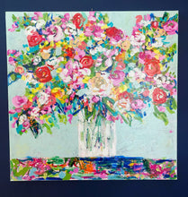 Load image into Gallery viewer, &quot;Farmer&#39;s Market Florals&quot;- 30x30x1.5 Original Acrylic on Canvas