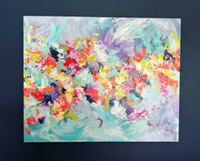 Load image into Gallery viewer, &quot;Day 9 of all abstract April&quot; 24x30x1.5 Original acrylic and oil stick on canvas