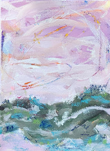 "Crystal Coast" 7x5x1.5 Original on canvas