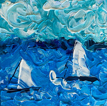 Load image into Gallery viewer, &quot;Monday Blues&quot; - 5x5x.5 Original Acrylic on Canvas
