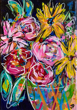 Load image into Gallery viewer, &quot;Happy Petals&quot; - 5x7x.5  Original on Canvas