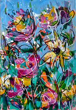 Load image into Gallery viewer, &quot;Wild Wild Flowers&quot; - 7x5x.5  Original on Canvas