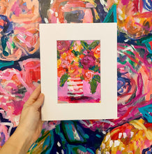 Load image into Gallery viewer, &quot;Pink Perfection&quot; - 7x5 matted to 8x10 Original on Paper