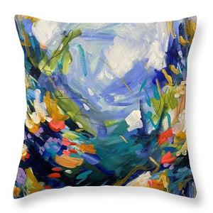 The Bold and the Bluetiful - Throw Pillow