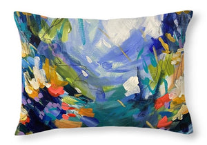 The Bold and the Bluetiful - Throw Pillow