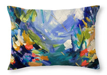 Load image into Gallery viewer, The Bold and the Bluetiful - Throw Pillow